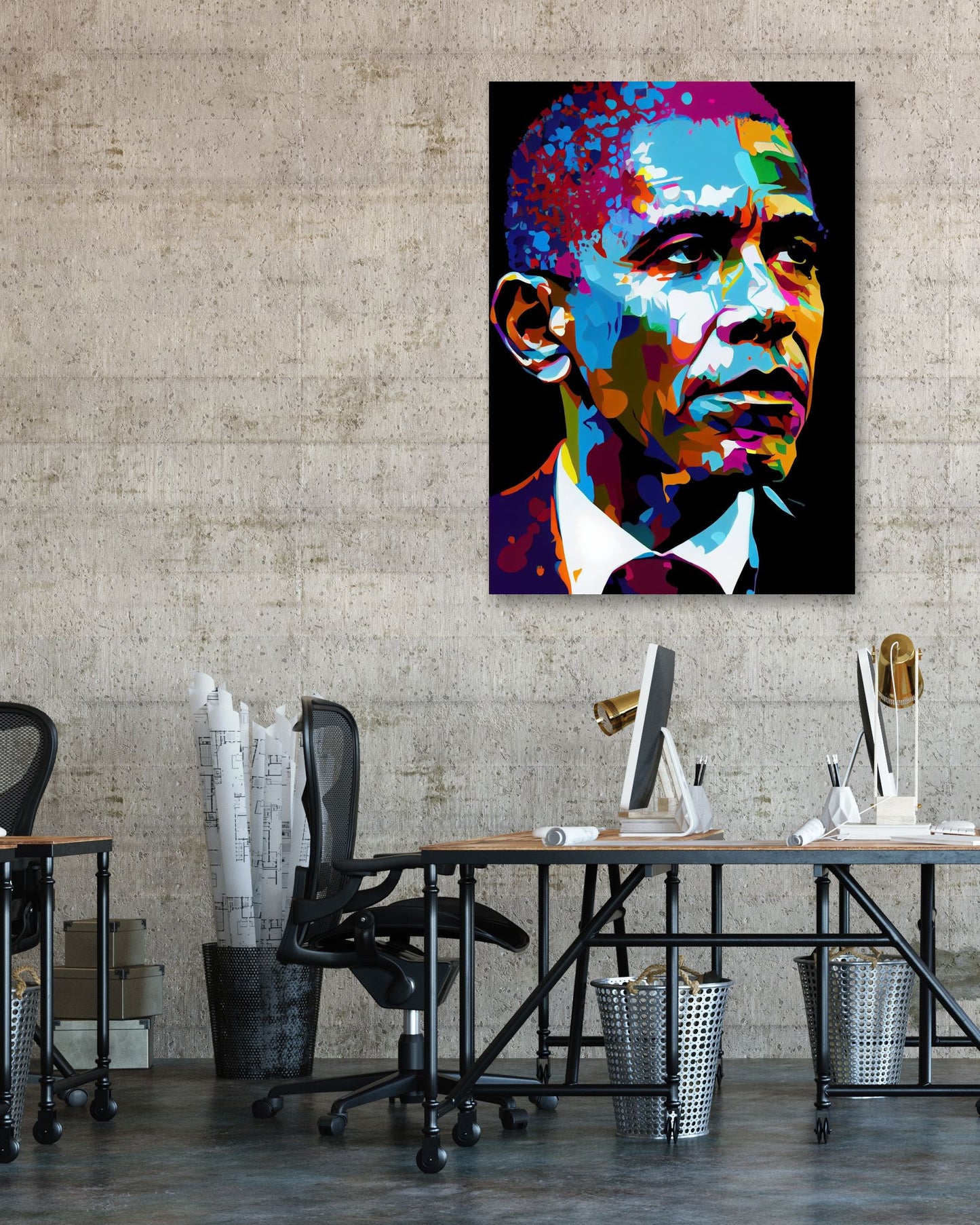 Barack Obama Low Poly - @WpapArtist