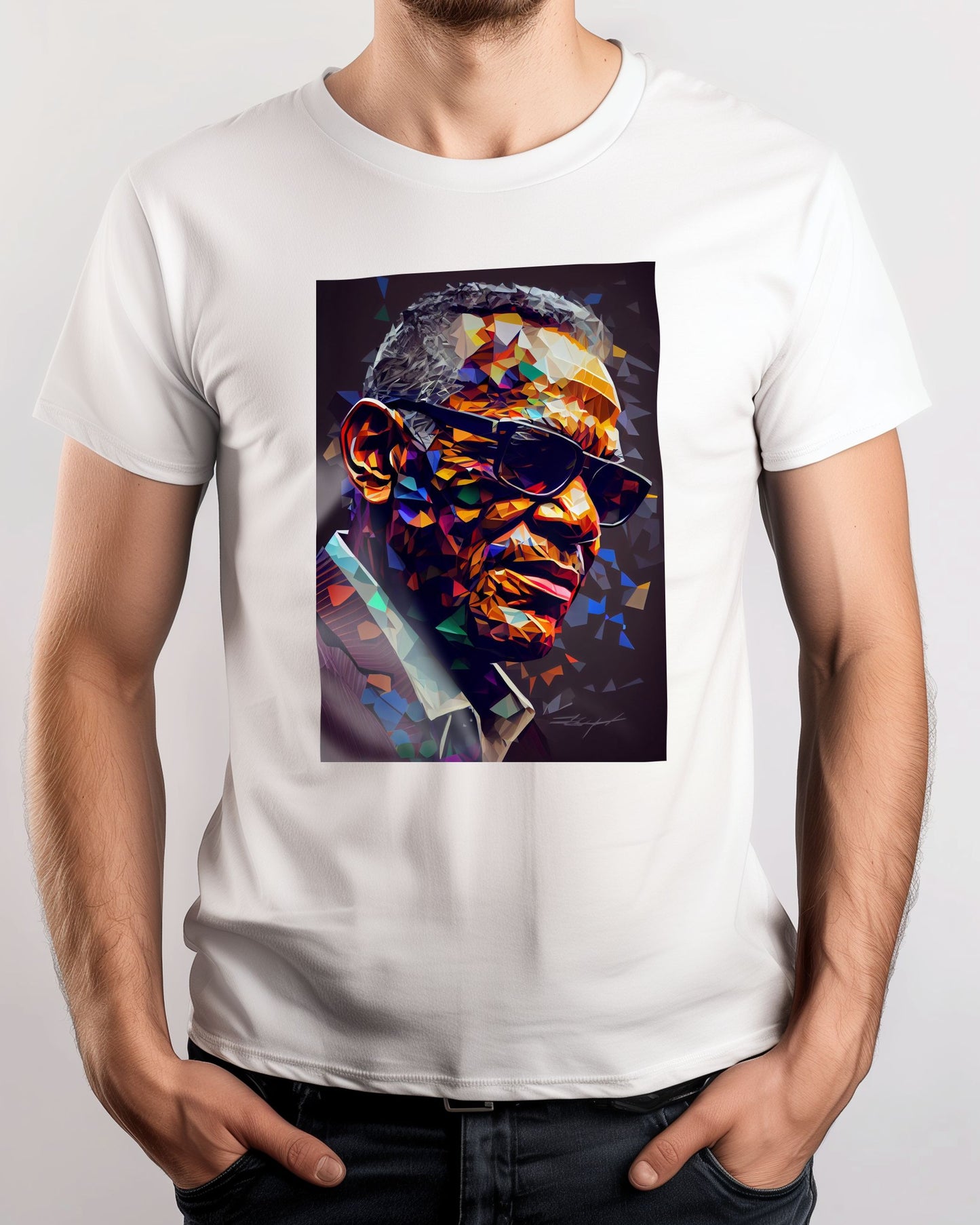 Ray Charles Low Poly - @WpapArtist