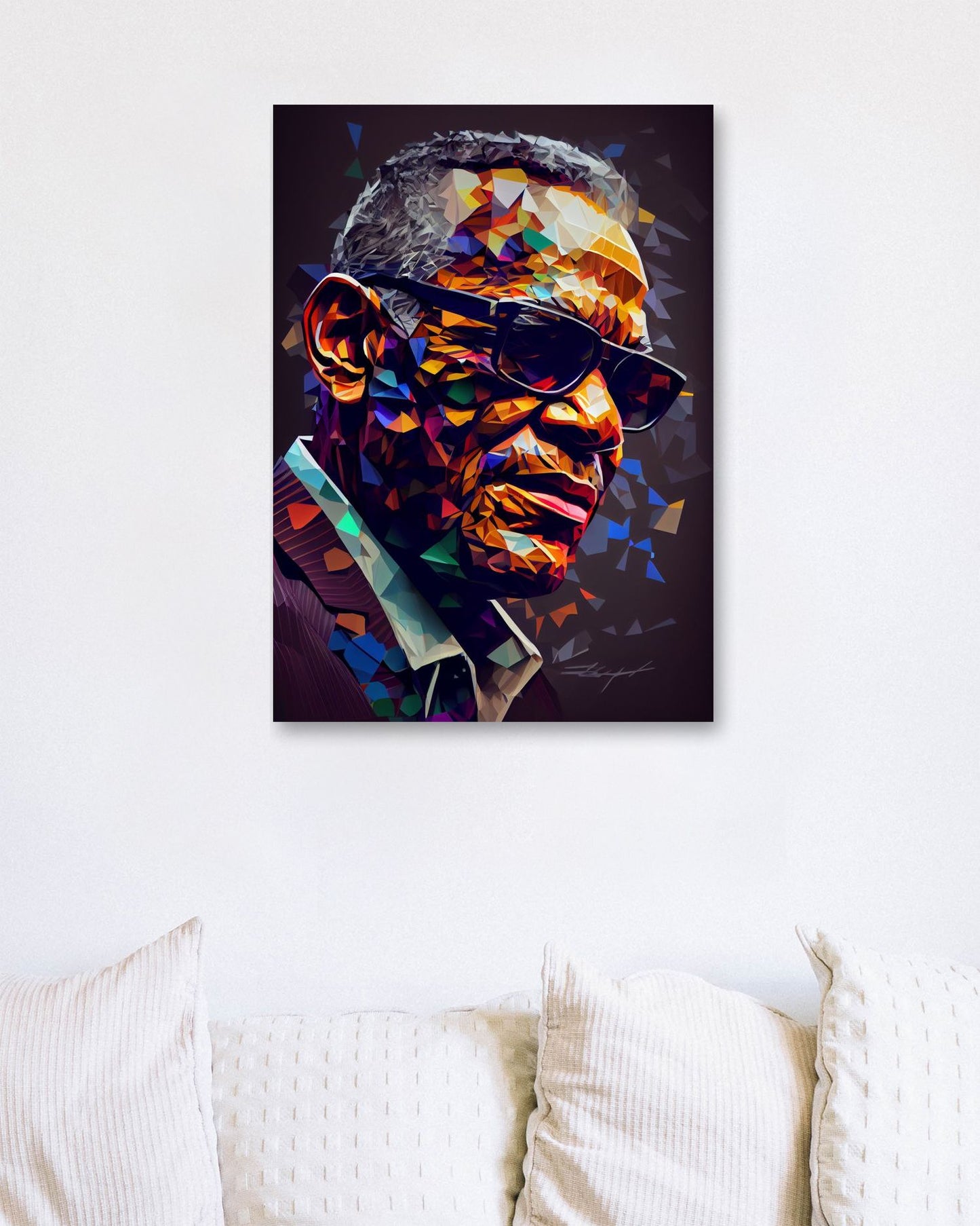 Ray Charles Low Poly - @WpapArtist