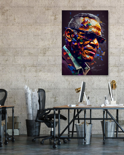 Ray Charles Low Poly - @WpapArtist