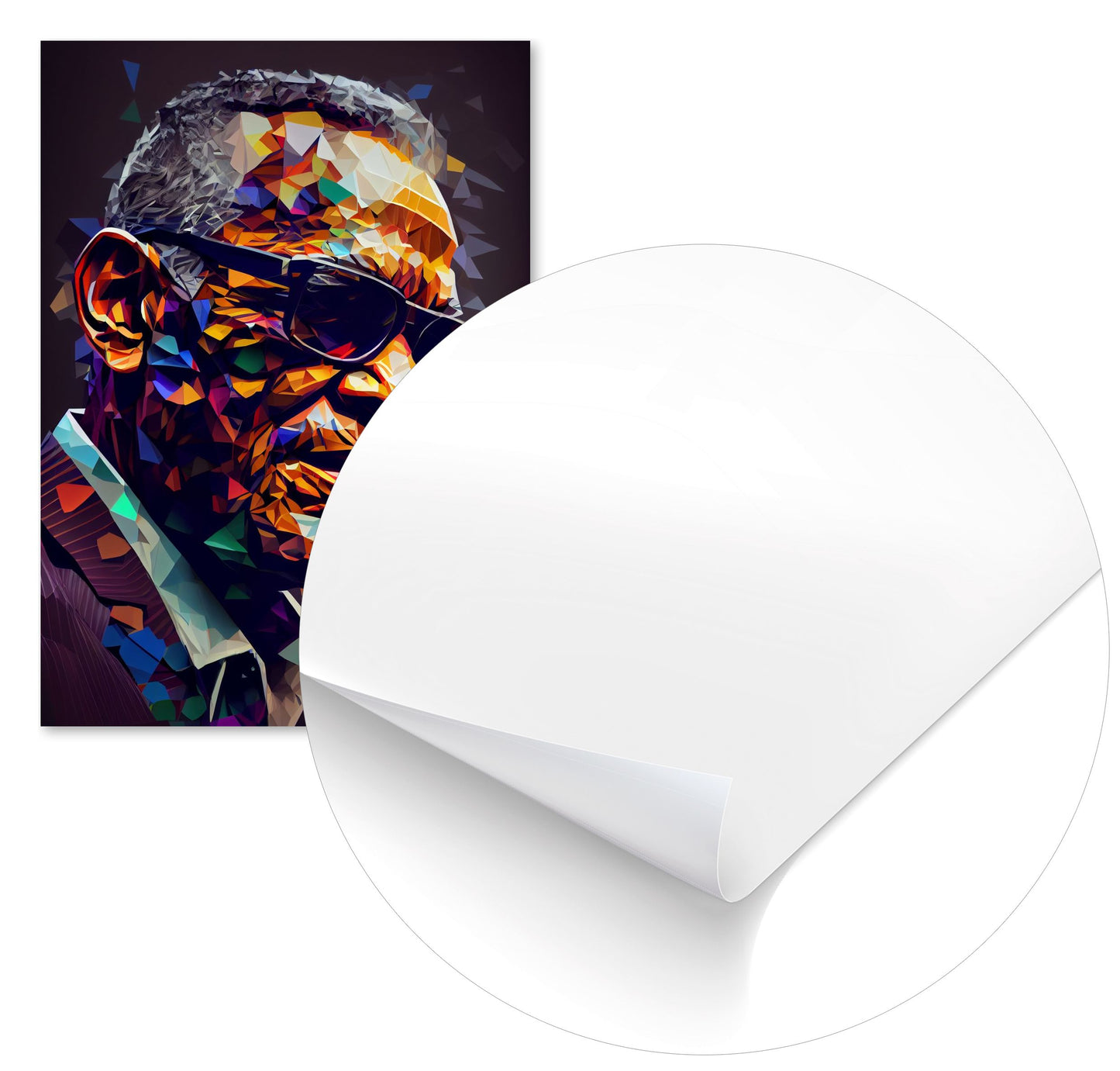 Ray Charles Low Poly - @WpapArtist