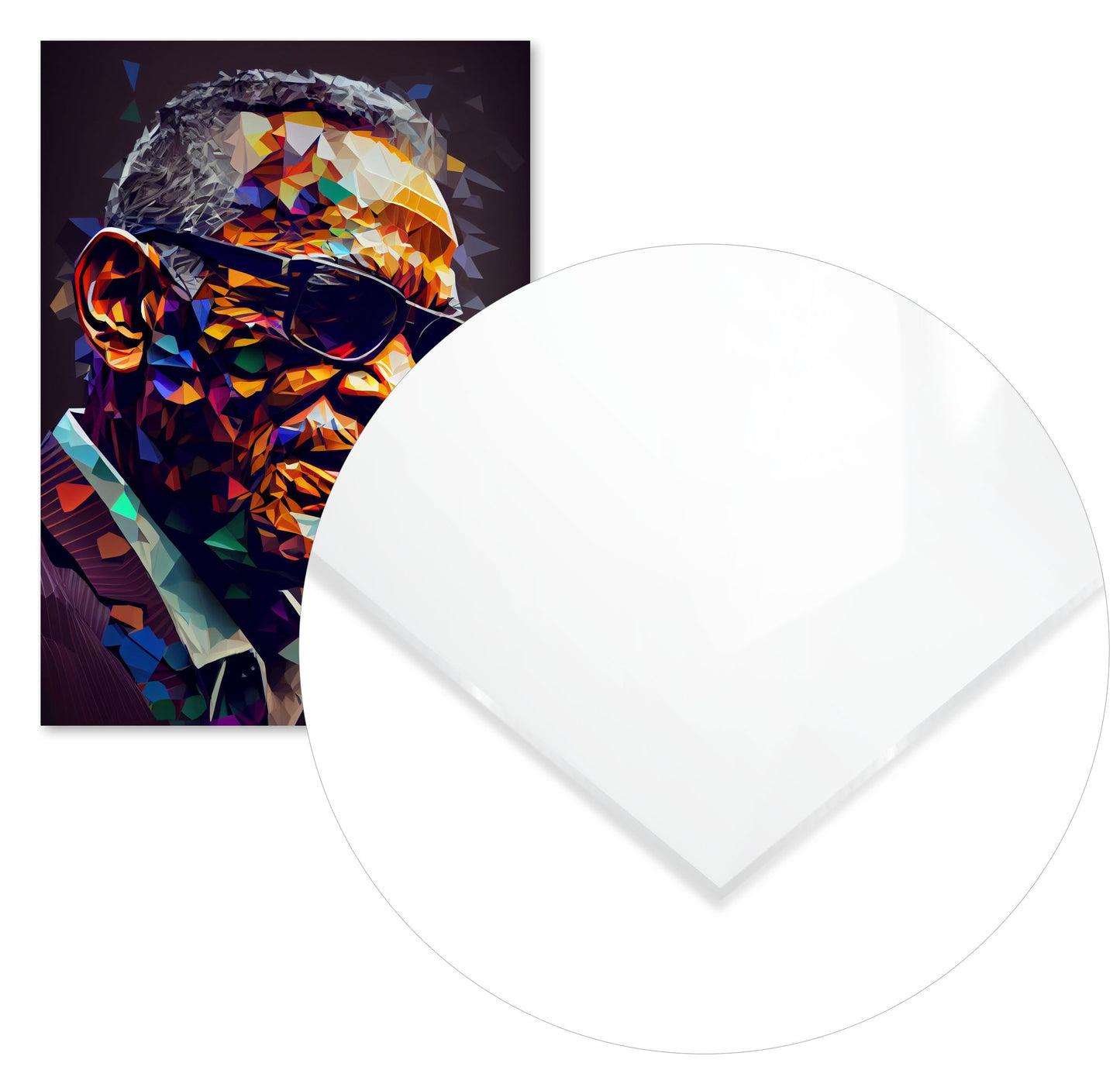 Ray Charles Low Poly - @WpapArtist