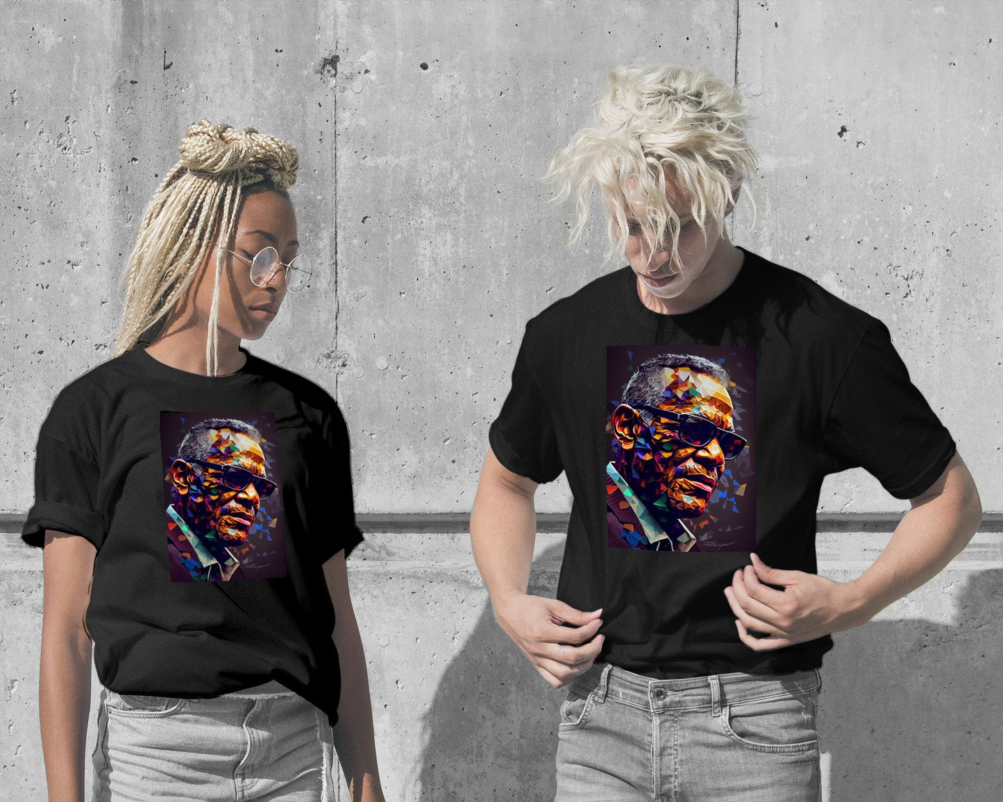 Ray Charles Low Poly - @WpapArtist