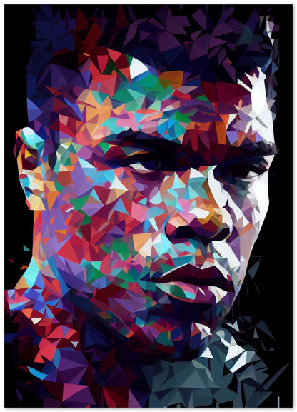 Muhammad Ali Low Poly - @WpapArtist