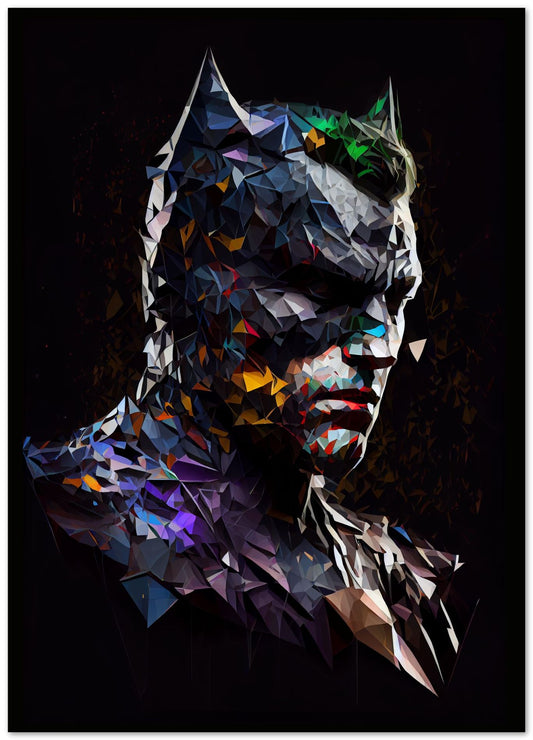 Batman Half Joker Low Poly - @WpapArtist