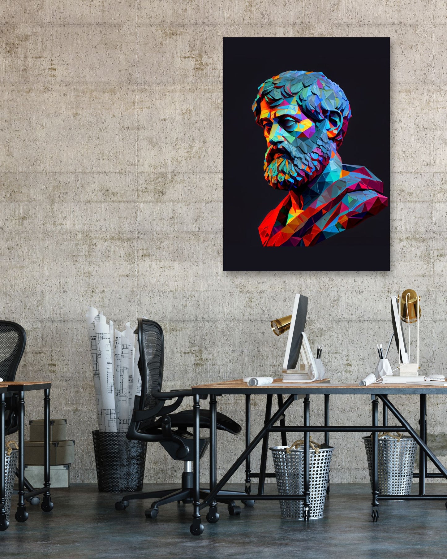 Aristotle Low Poly - @WpapArtist