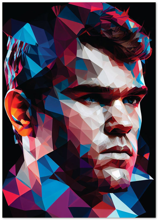 Magnus Carlsen Low Poly - @WpapArtist