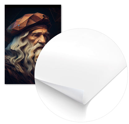 Leonardo Da Vinci Low Poly - @WpapArtist