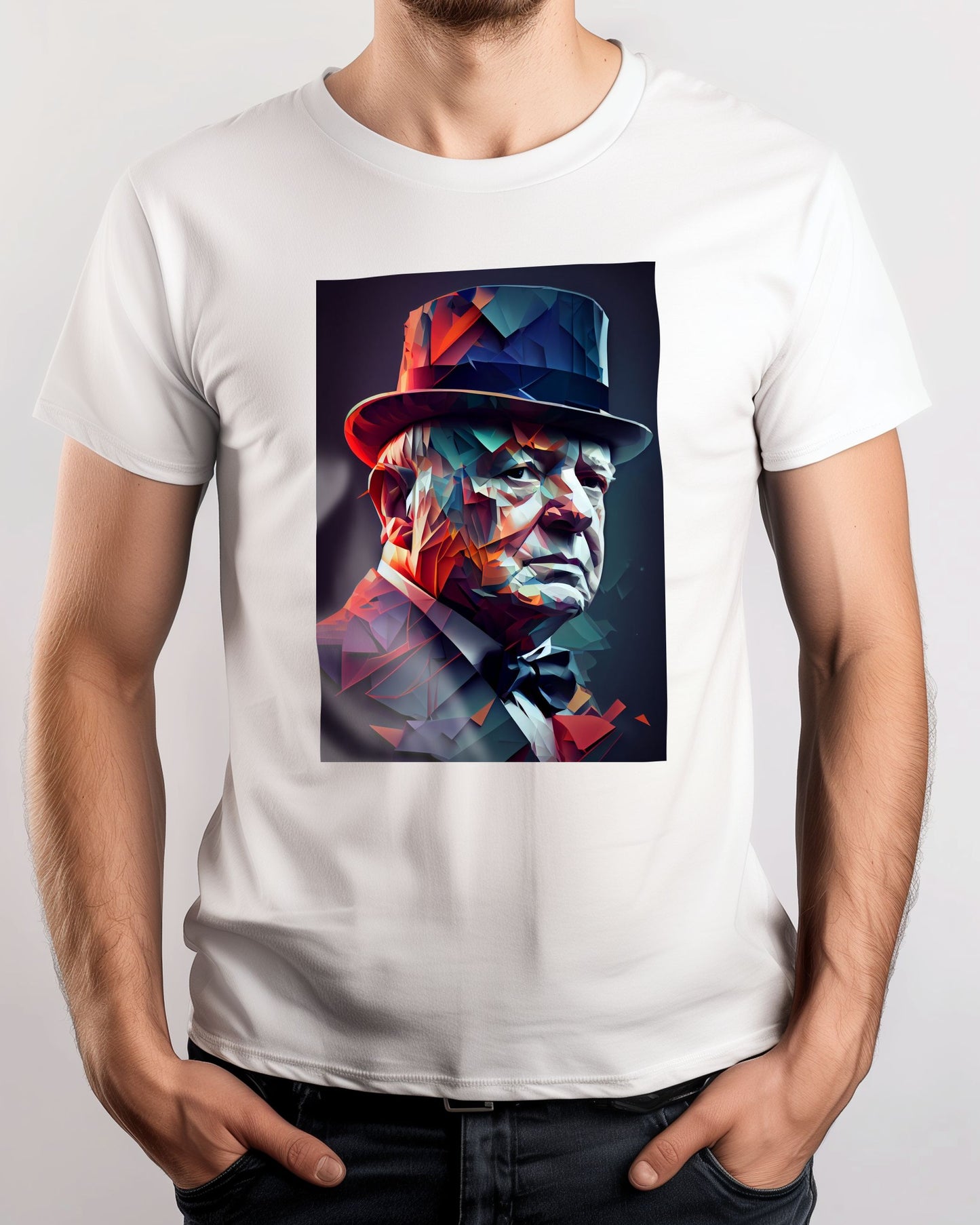 Winston Churchill Low Poly - @WpapArtist