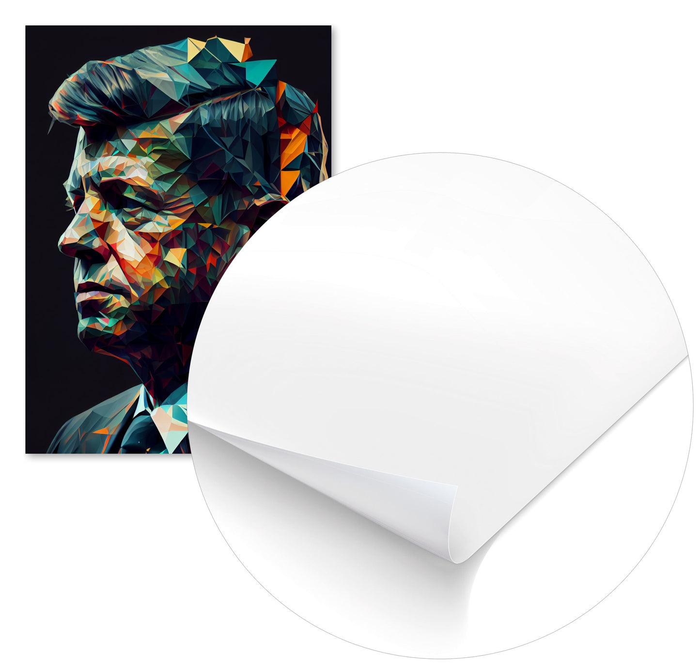 John F. Kennedy Low Poly - @WpapArtist