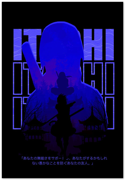 Itachi negative illustration - @WoWLovers