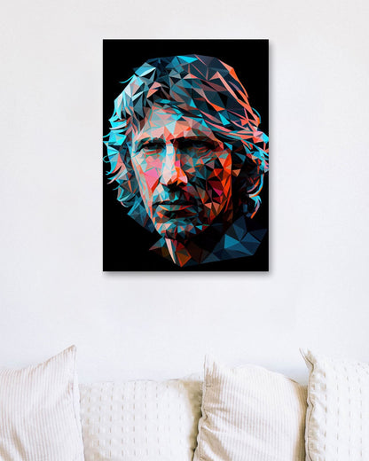 Roger Waters Low Poly - @WpapArtist