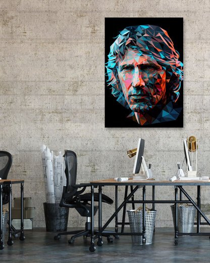 Roger Waters Low Poly - @WpapArtist