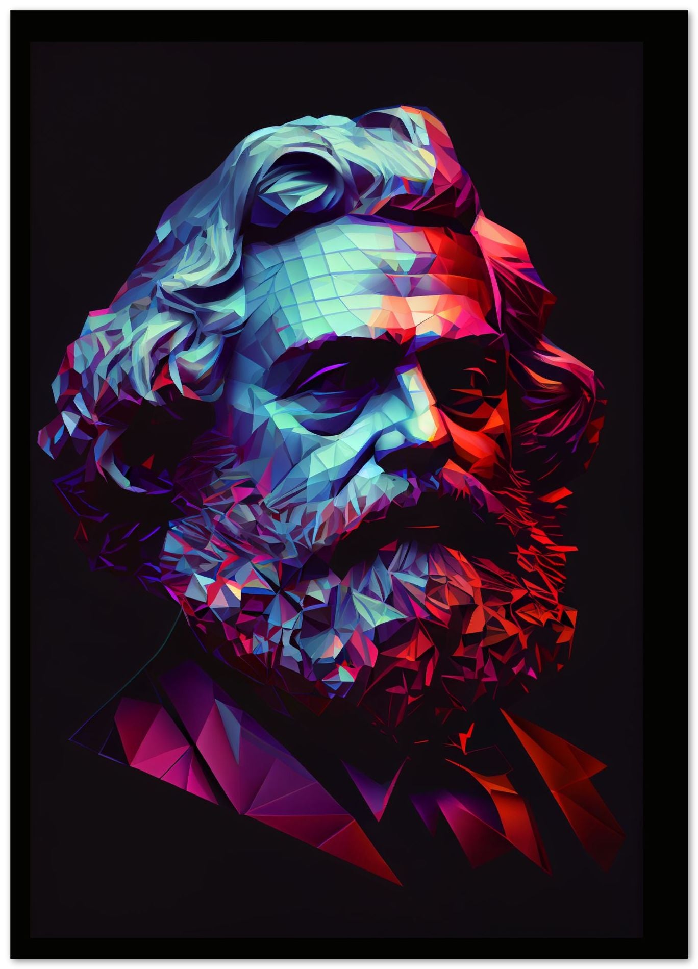 Karl Marx Low Poly - @WpapArtist