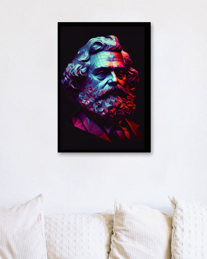 Karl Marx Low Poly - @WpapArtist