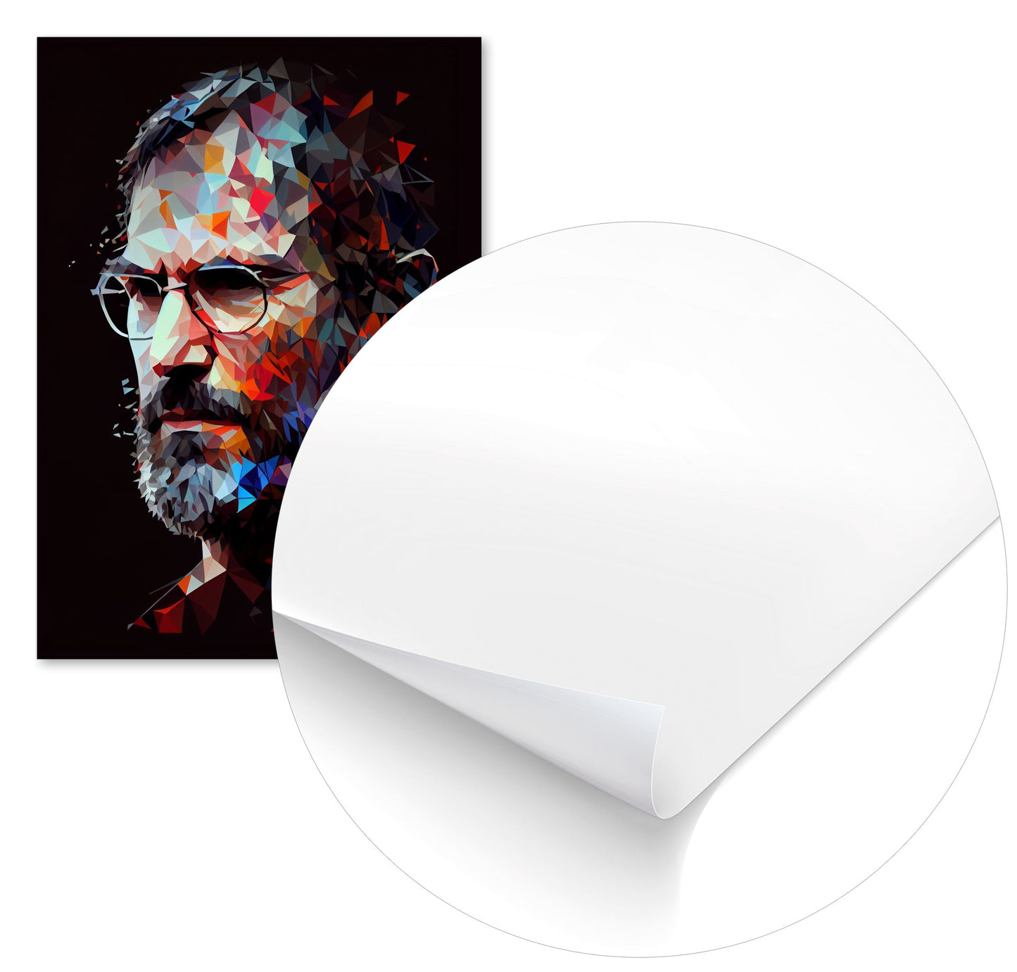 Steve Jobs Low Poly Pop Art - @WpapArtist