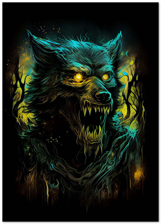 Wolf Scary Monster - @WpapArtist