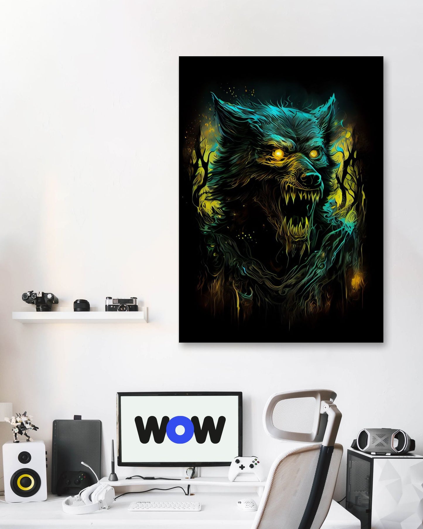 Wolf Scary Monster - @WpapArtist