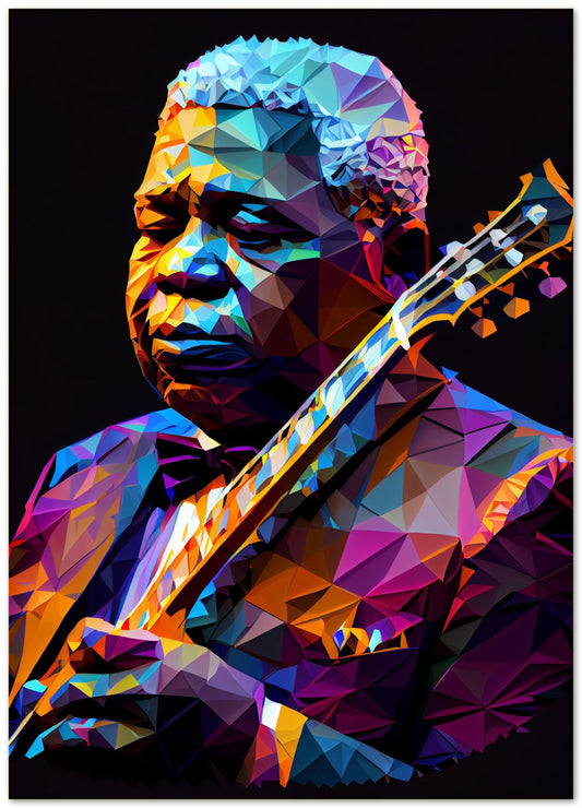 B.B King Pop Art - @WpapArtist