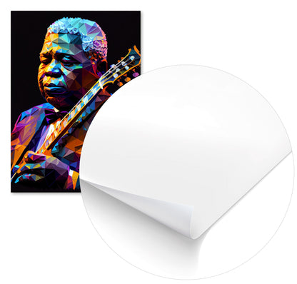 B.B King Pop Art - @WpapArtist