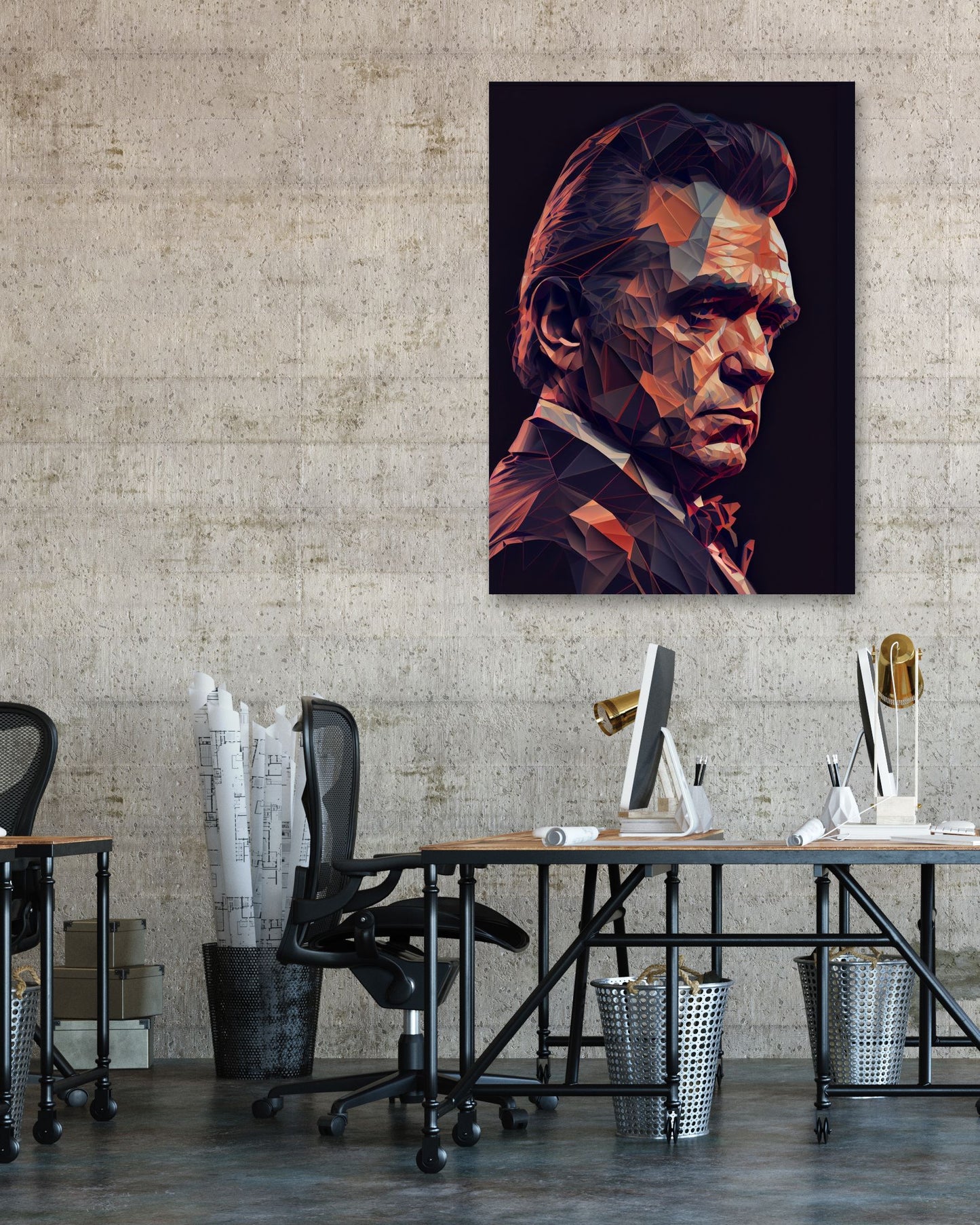 Johnny Cash Pop Art - @WpapArtist