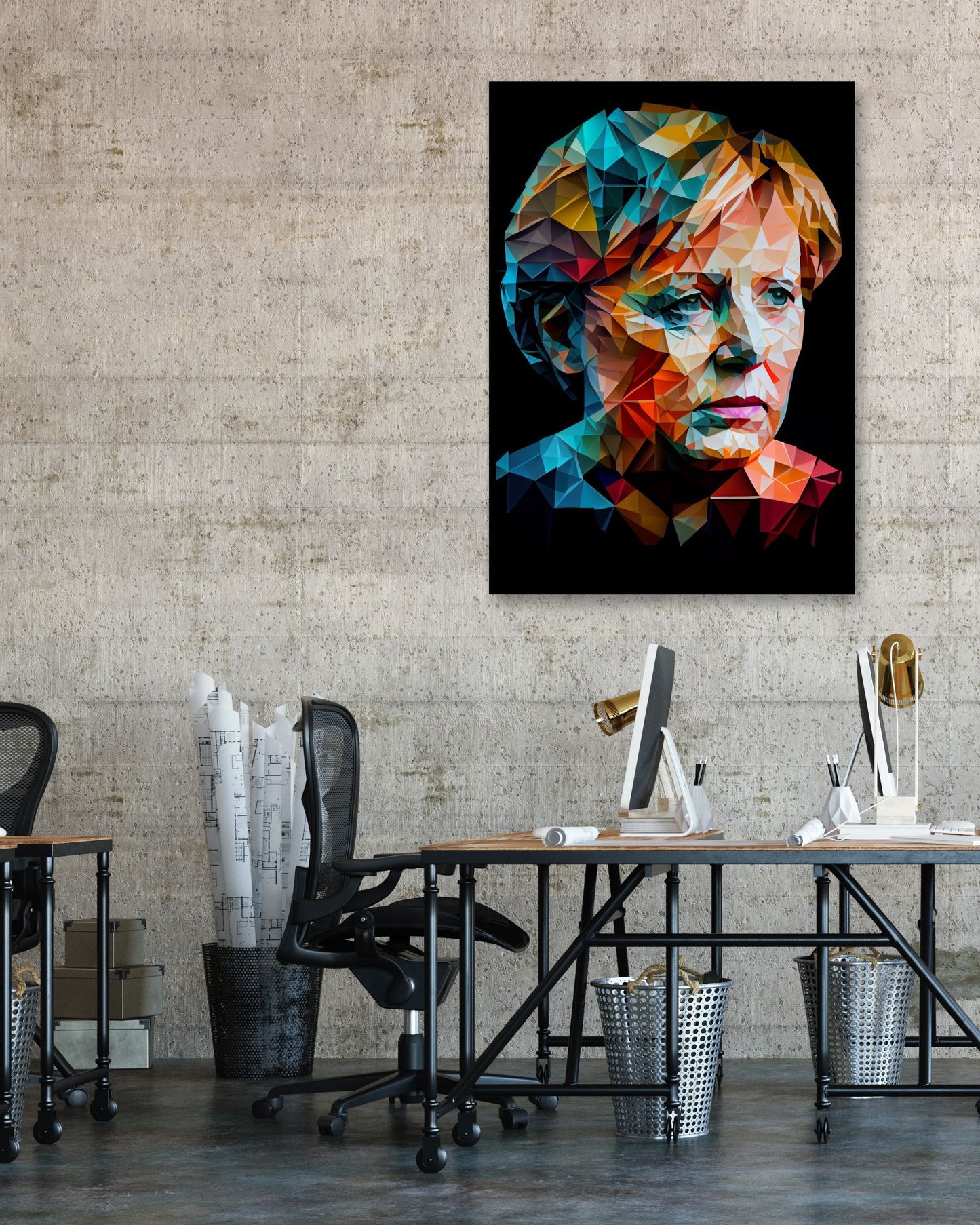 Angela Merkel Pop Art - @WpapArtist