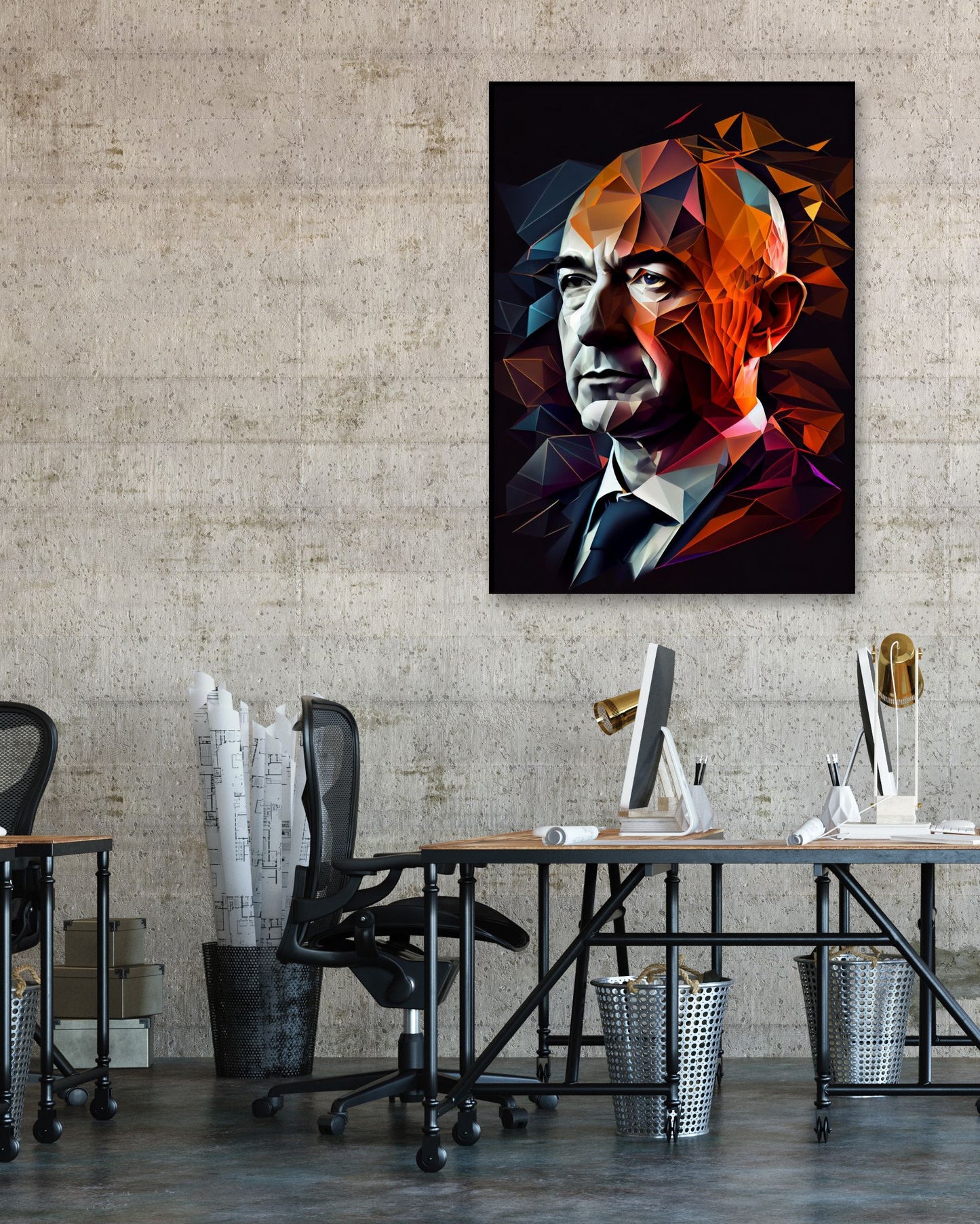 Jeff Bezos Pop Art - @WpapArtist