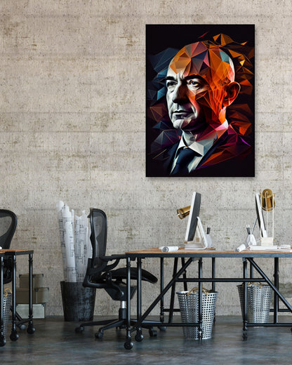 Jeff Bezos Pop Art - @WpapArtist