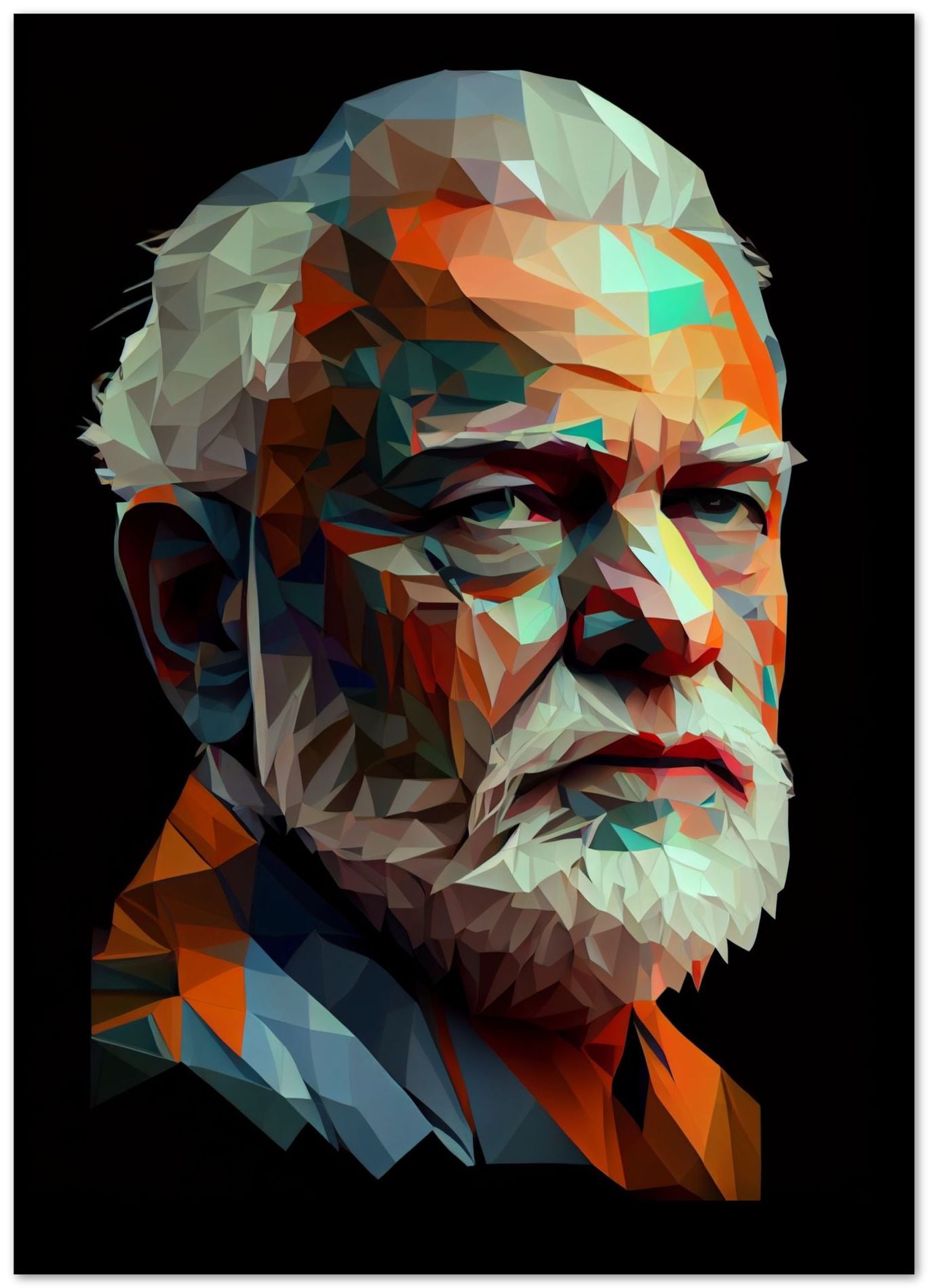 Narendra Modi Low Poly - @WpapArtist