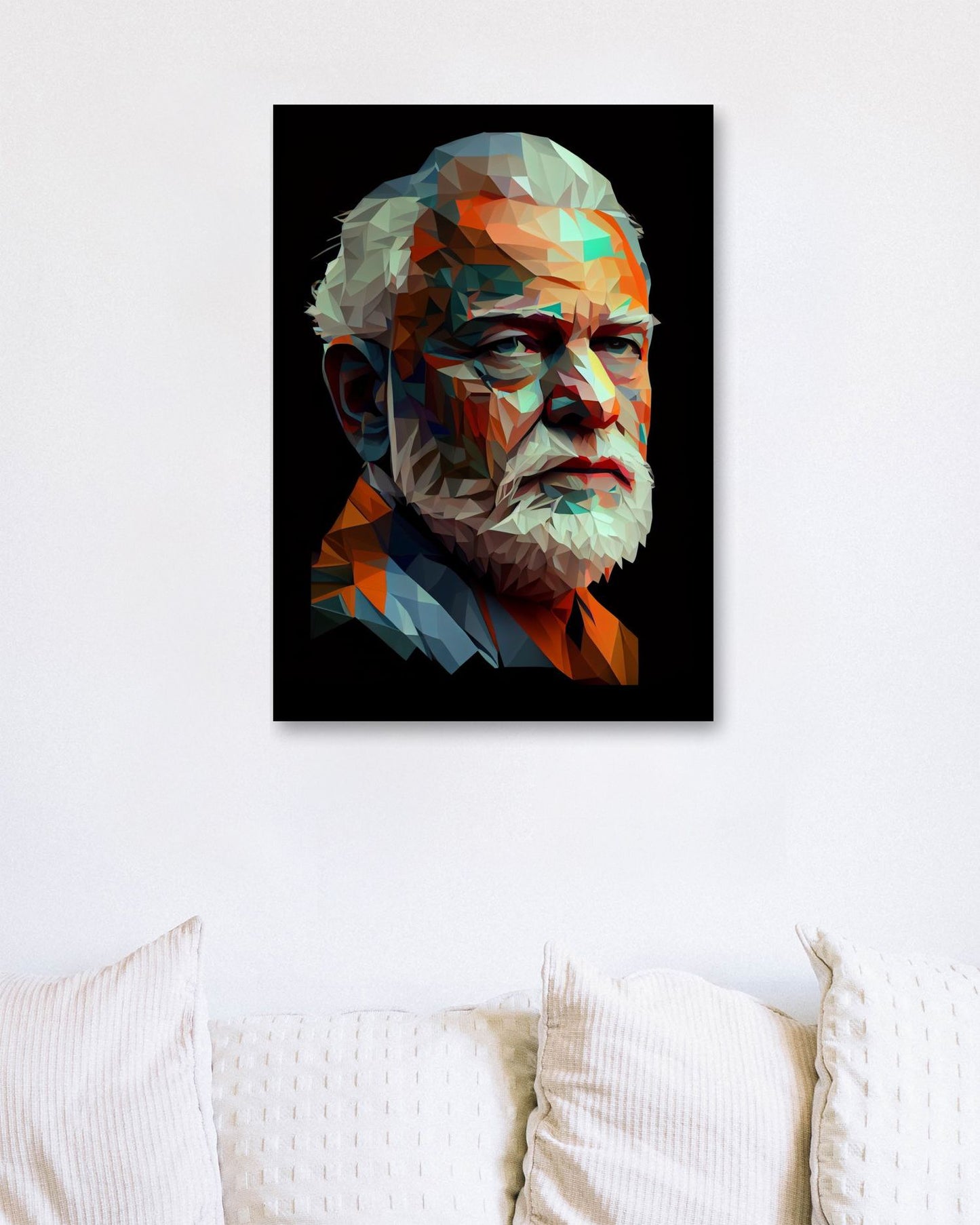 Narendra Modi Low Poly - @WpapArtist