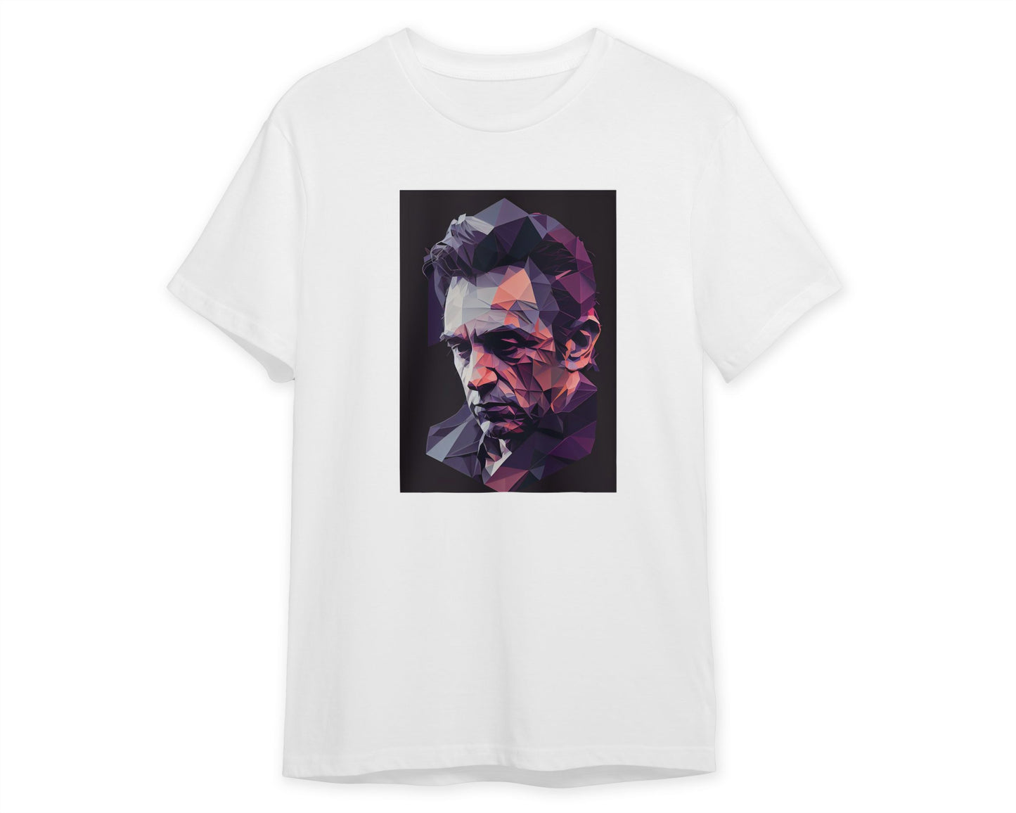 Johnny Cash Pop Art Low Poly - @WpapArtist