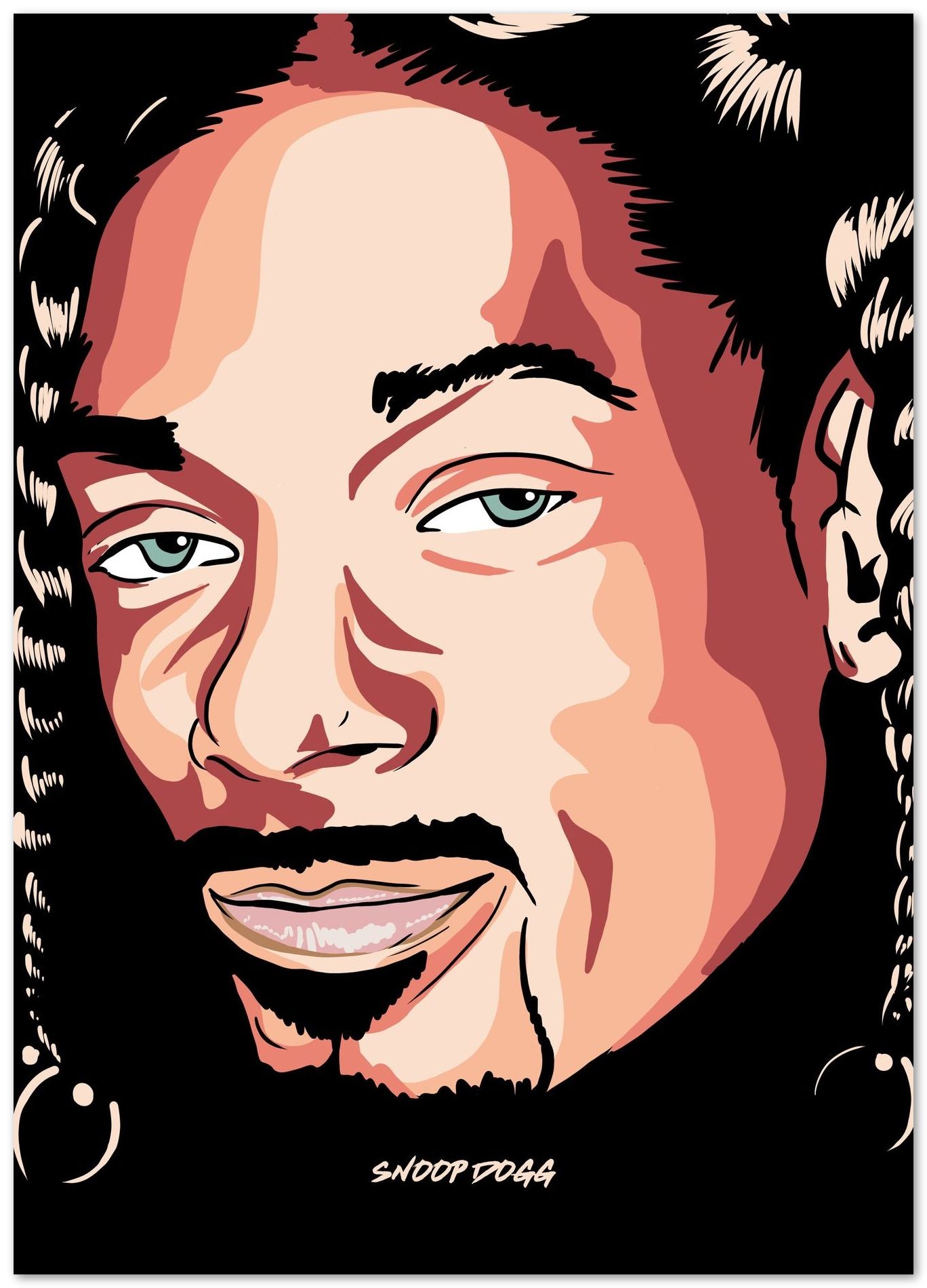 SNOOP DOGG VECTOR ILLUSTRATION - @RAMRAMCLUB