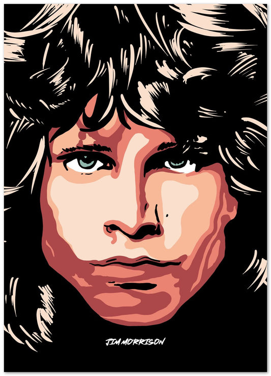 JIM MORRISON THE DOORS VECTOR - @RAMRAMCLUB