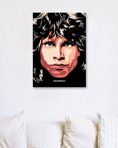 JIM MORRISON THE DOORS VECTOR - @RAMRAMCLUB