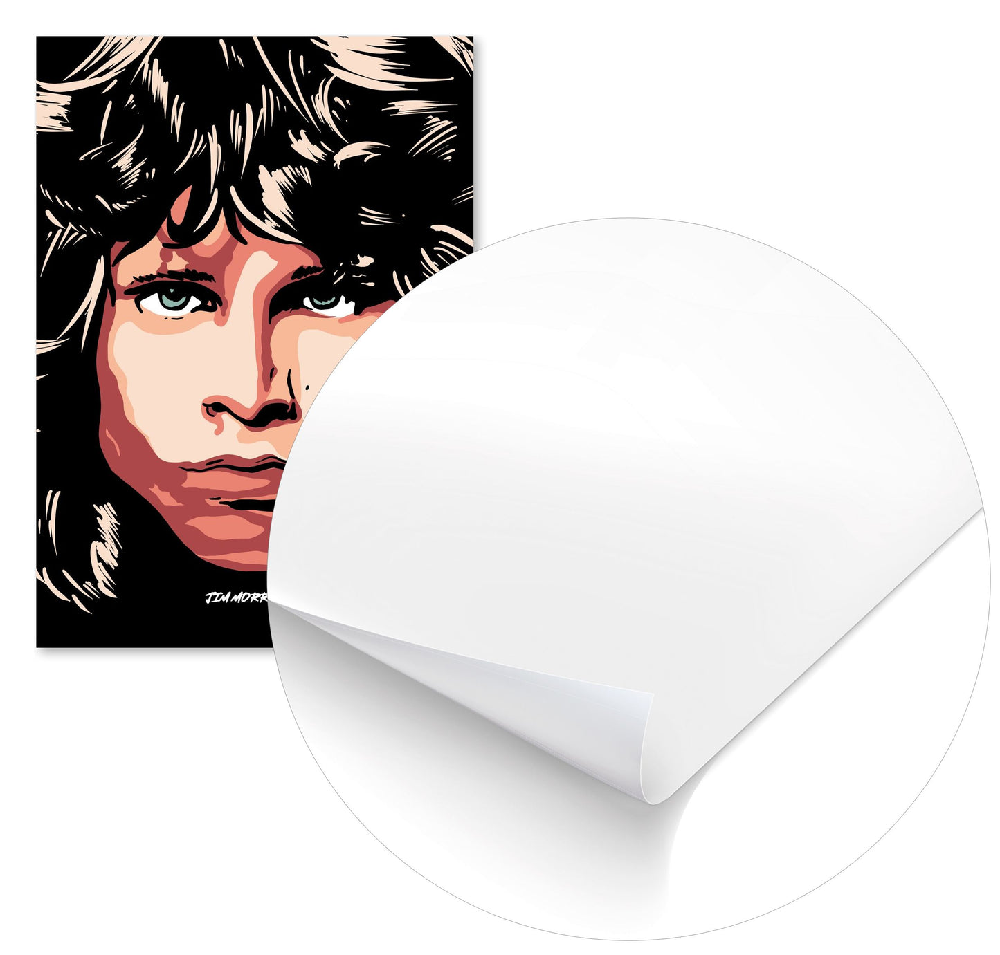 JIM MORRISON THE DOORS VECTOR - @RAMRAMCLUB