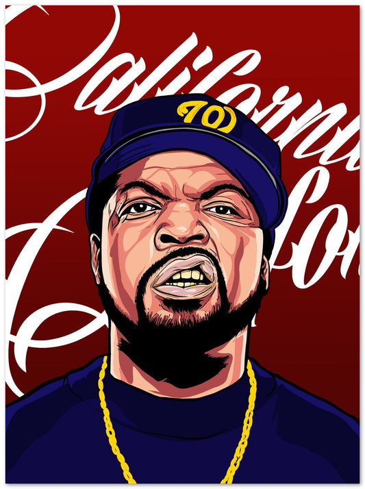 ICE CUBE HIPHOP RAPPER VECTOR - @RAMRAMCLUB