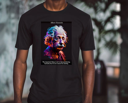 Albert Einstein Low Poly - @WpapArtist