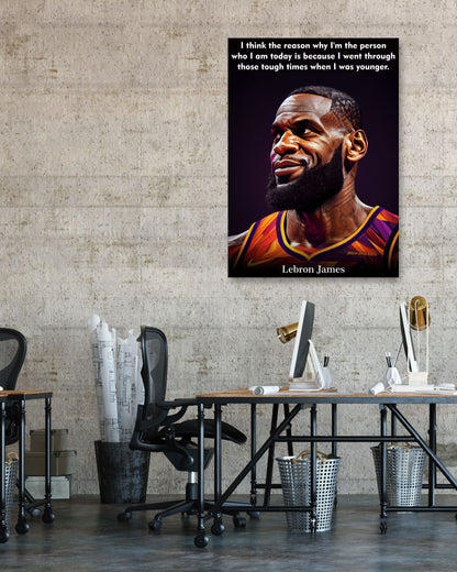 Lebron James Low Poly - @WpapArtist