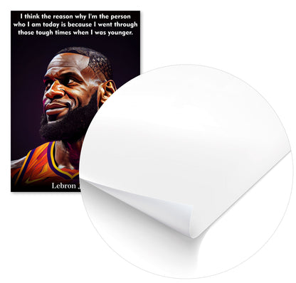 Lebron James Low Poly - @WpapArtist