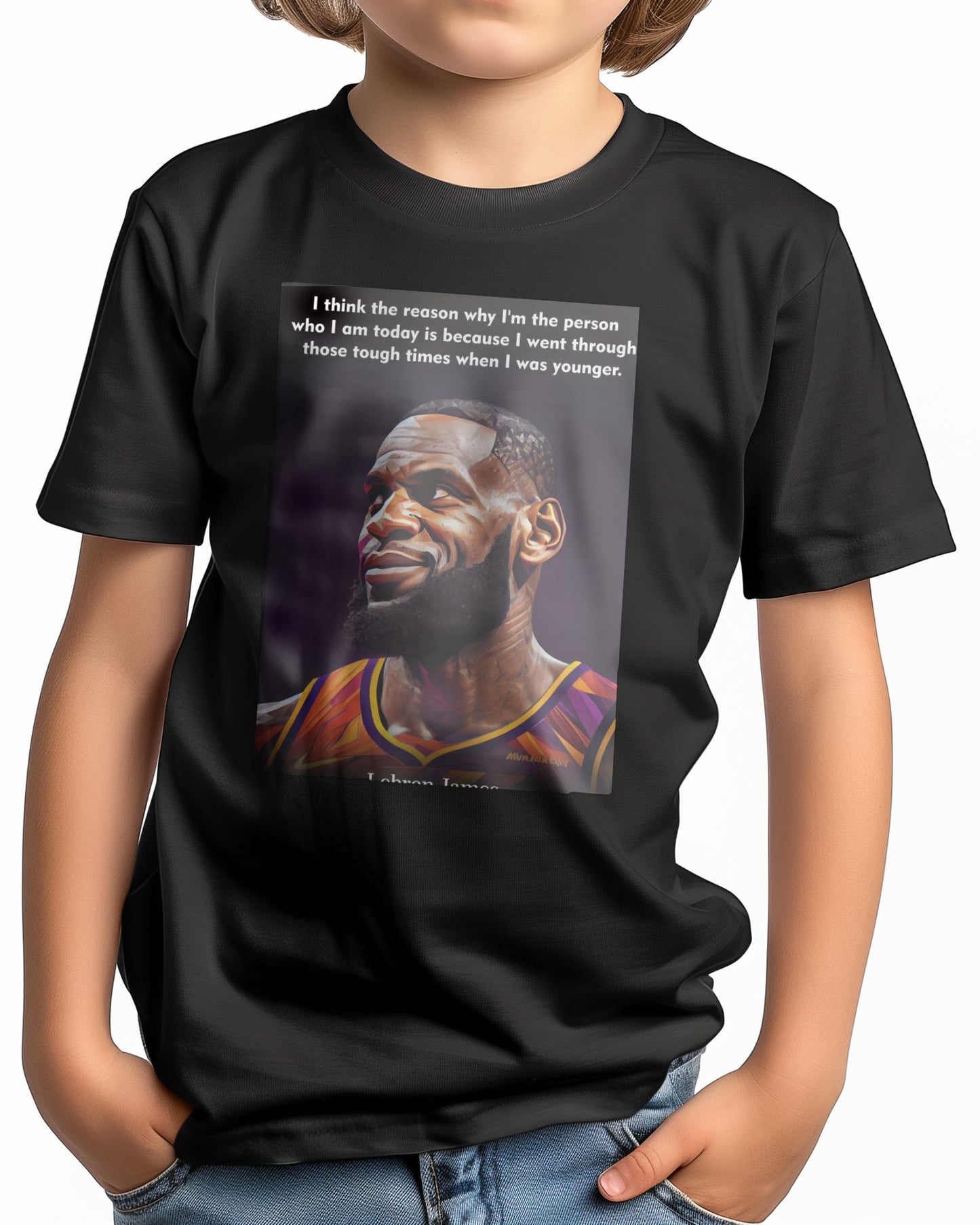 Lebron James Low Poly - @WpapArtist