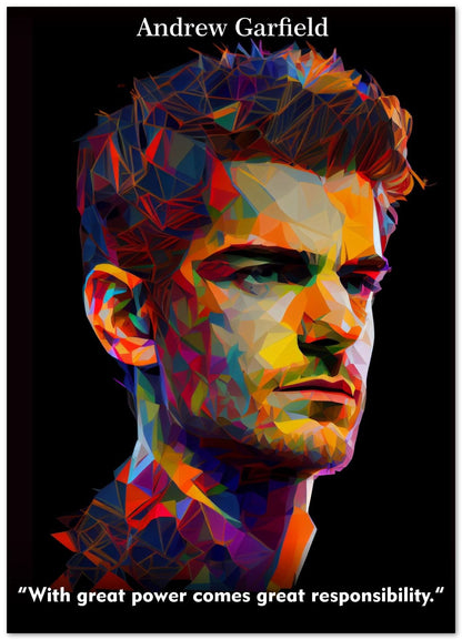 Andrew Garfield Low Poly - @WpapArtist