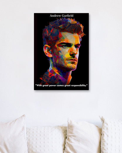 Andrew Garfield Low Poly - @WpapArtist