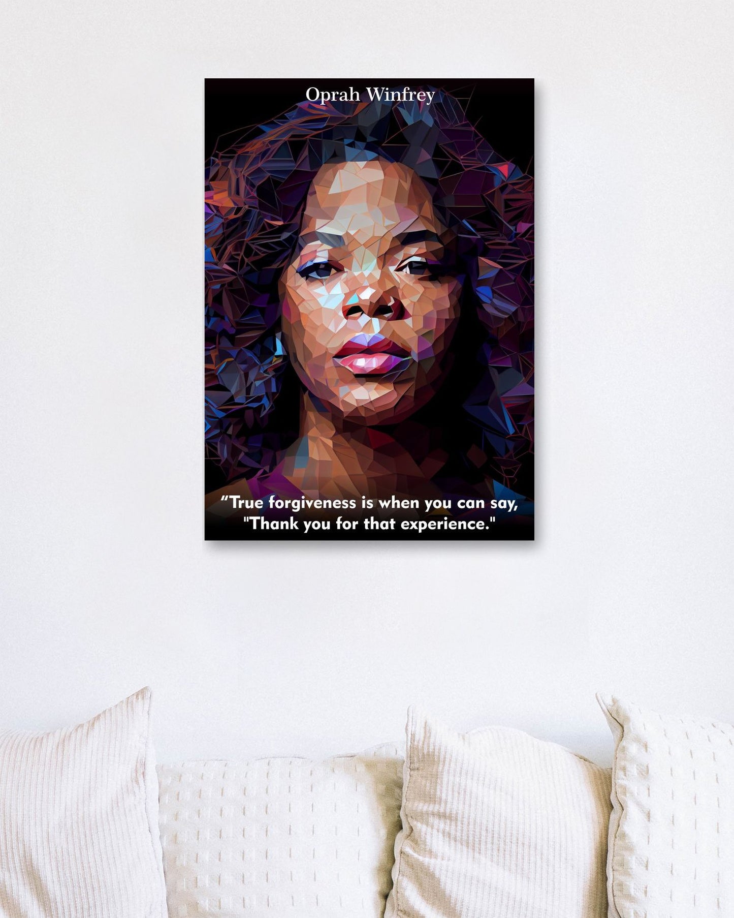 Oprah Winfrey Quotes Low Poly - @WpapArtist