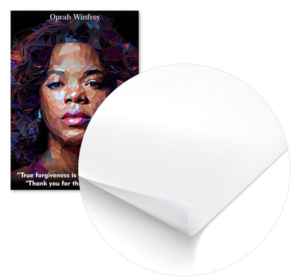 Oprah Winfrey Quotes Low Poly - @WpapArtist