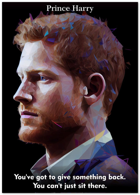 Prince Harry Low Poly - @WpapArtist