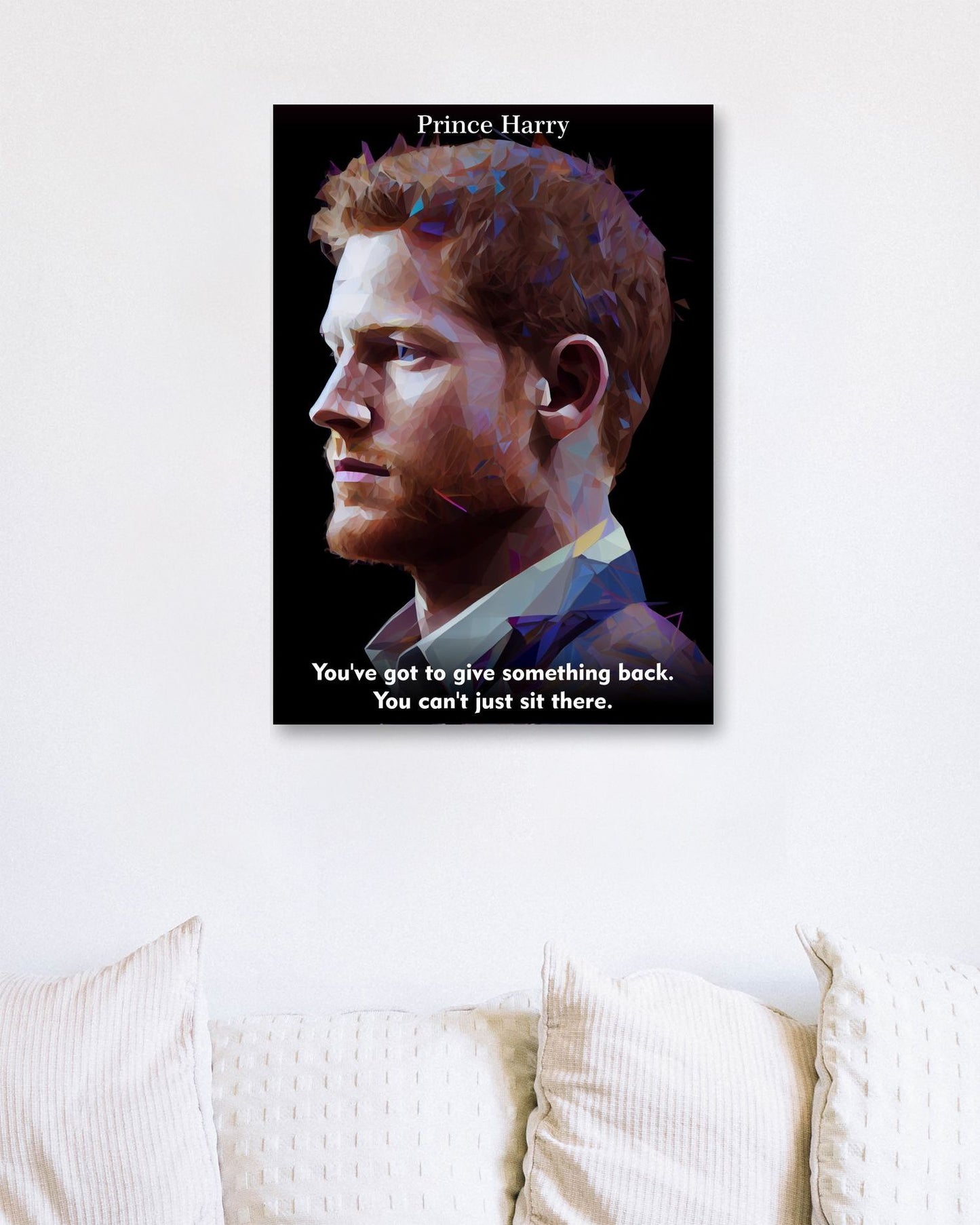 Prince Harry Low Poly - @WpapArtist