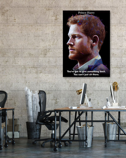 Prince Harry Low Poly - @WpapArtist