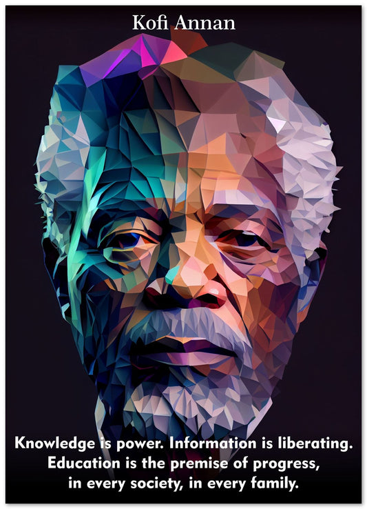 Kofi Annan Low Poly - @WpapArtist