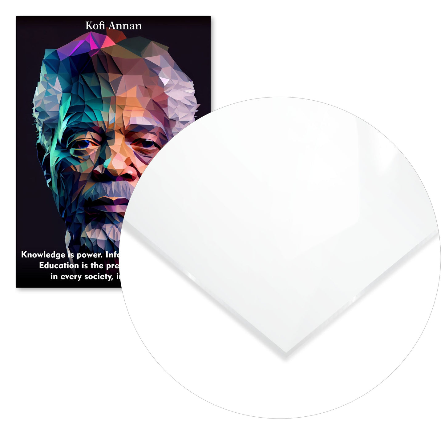 Kofi Annan Low Poly - @WpapArtist