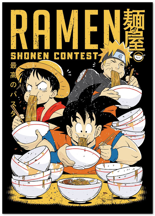 Shonen Ramen Naruto Luffy Goku - @nhokconxy